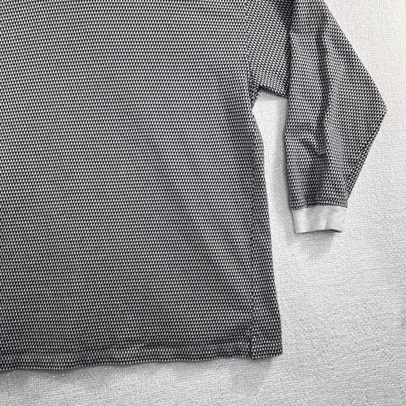 Greg Norman Collection Mens Long Sleeve Polo Shirt Geometric Print XL Golf - Picture 13 of 16